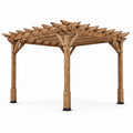 Pergola en bois de cèdre 3x3x2.3m pour extérieur