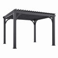 Pergola en aluminium anthracite 300x300x250 cm