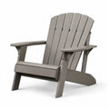 Chaise Adirondack en bois composite gris