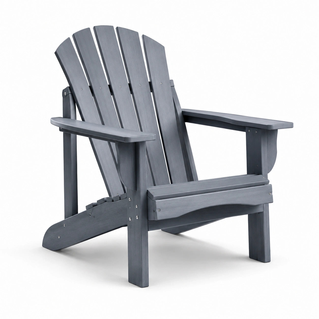 Chaise Adirondack en Bois Gris 80x74x88 cm