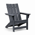 Fauteuil Adirondack en bois composite noir 90x75x87 cm